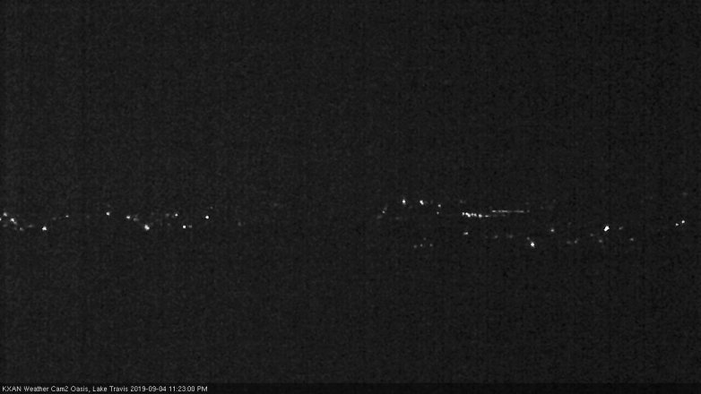 Lake Travis webcam, September 4, 2019 10:25 PM CT
