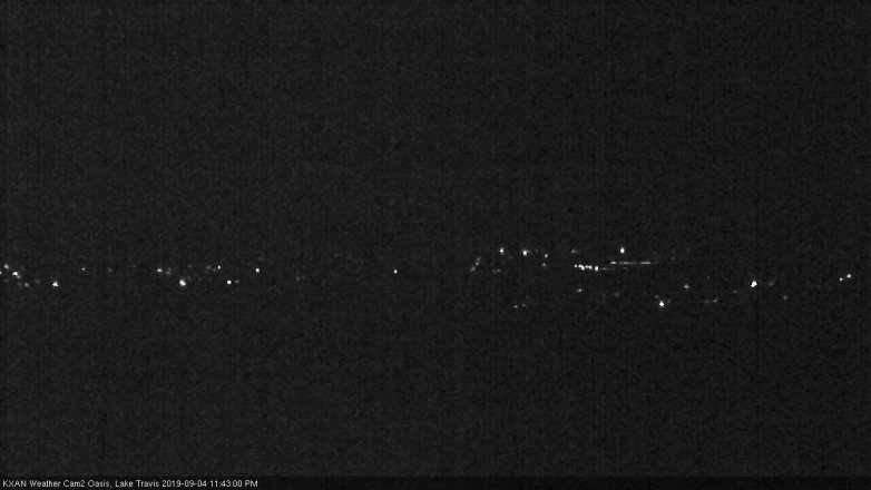 Lake Travis webcam, September 4, 2019 10:45 PM CT