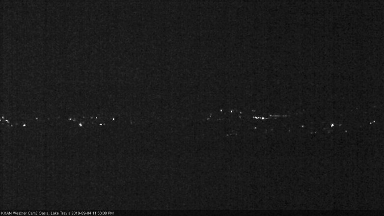 Lake Travis webcam, September 4, 2019 10:55 PM CT
