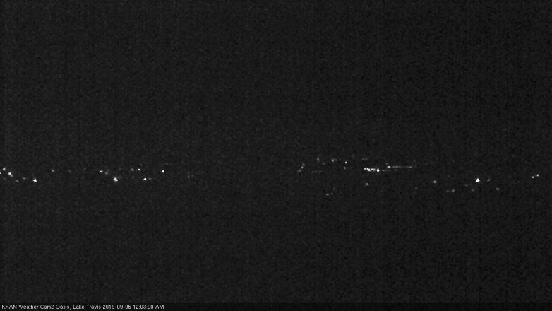 Lake Travis webcam, September 4, 2019 11:05 PM CT