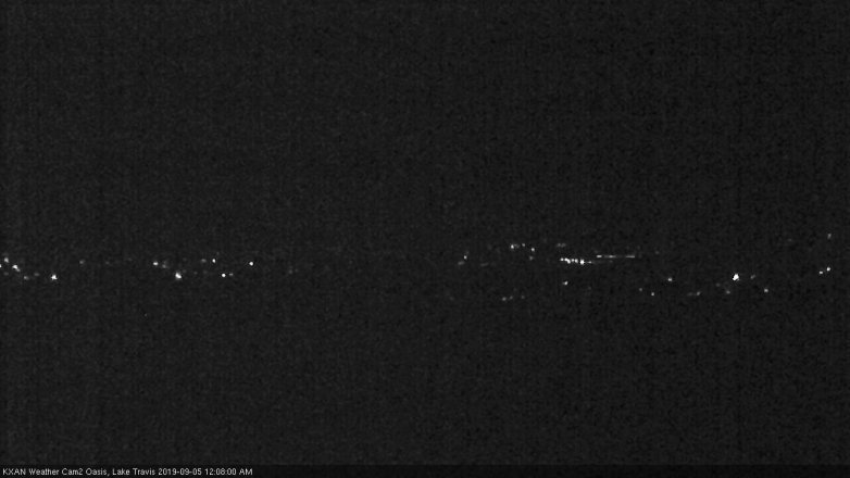 Lake Travis webcam, September 4, 2019 11:10 PM CT