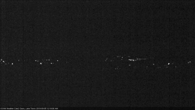 Lake Travis webcam, September 4, 2019 11:20 PM CT