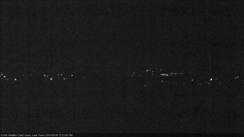 Lake Travis webcam, September 4, 2019 11:25 PM CT