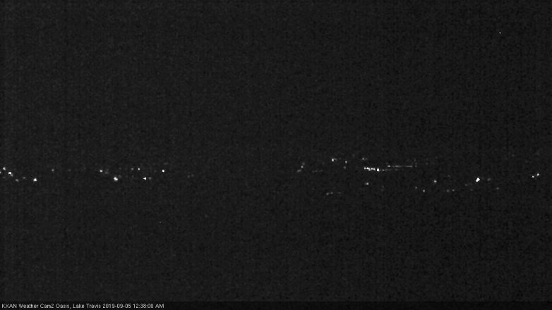 Lake Travis webcam, September 4, 2019 11:40 PM CT
