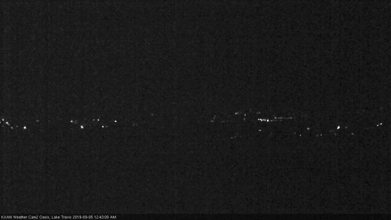 Lake Travis webcam, September 4, 2019 11:45 PM CT
