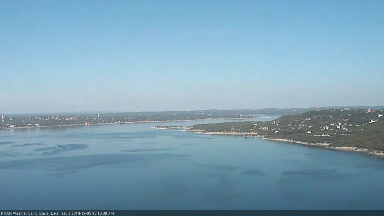 Lake Travis webcam, September 5, 2019 9:15 AM CT