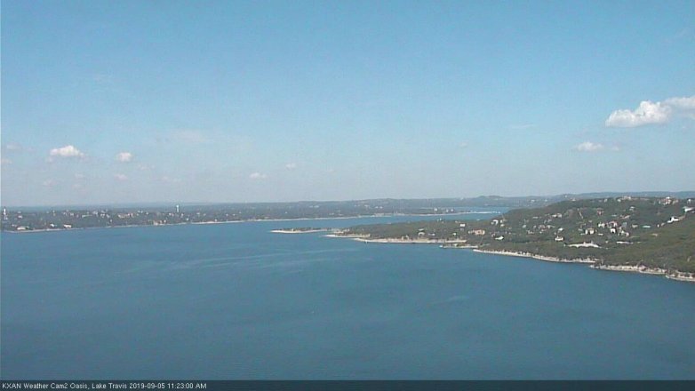 Lake Travis webcam, September 5, 2019 10:25 AM CT