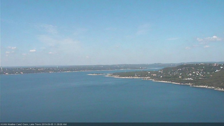 Lake Travis webcam, September 5, 2019 10:40 AM CT