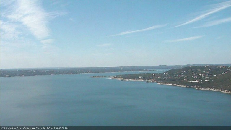 Lake Travis webcam, September 5, 2019 12:50 PM CT