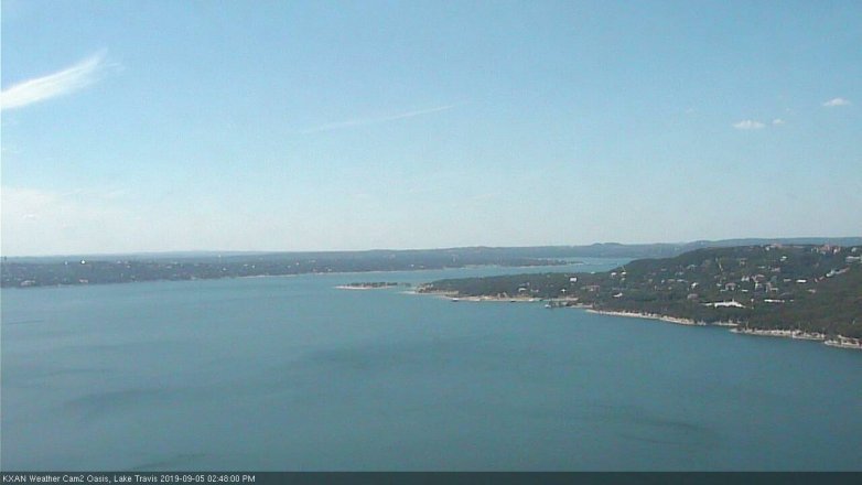 Lake Travis webcam, September 5, 2019 1:50 PM CT