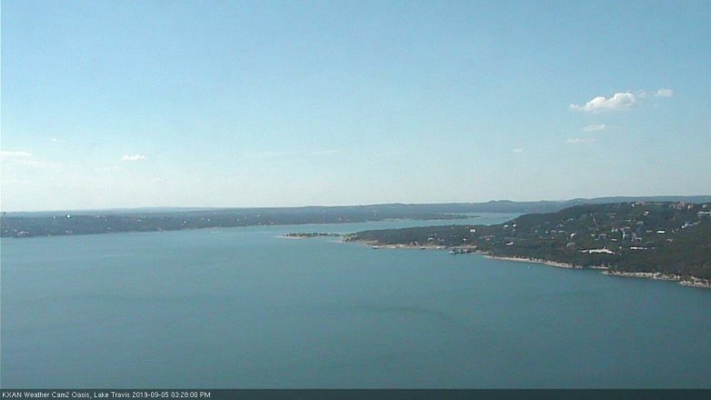 Lake Travis webcam, September 5, 2019 2:30 PM CT