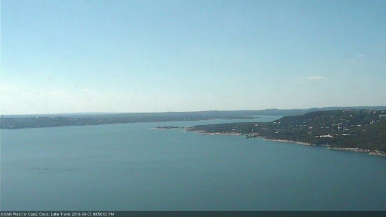 Lake Travis webcam, September 5, 2019 3:00 PM CT