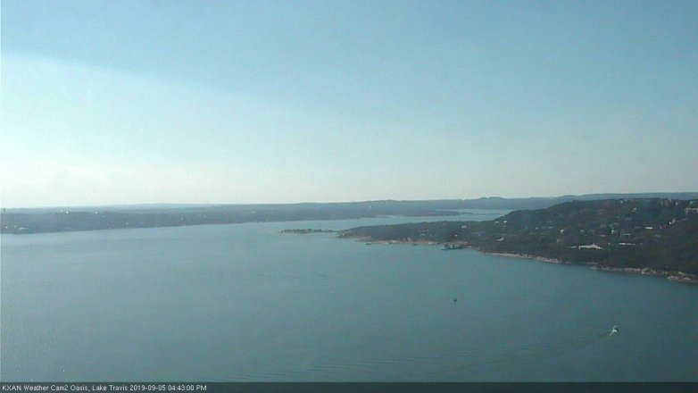 Lake Travis webcam, September 5, 2019 3:45 PM CT