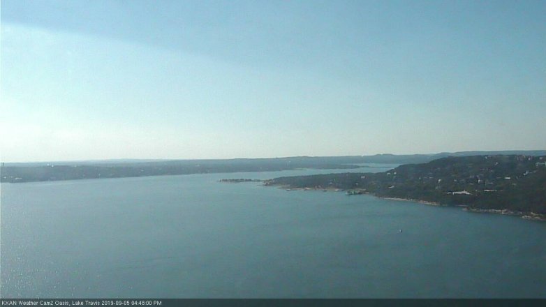Lake Travis webcam, September 5, 2019 3:50 PM CT