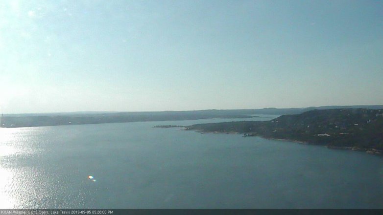 Lake Travis webcam, September 5, 2019 4:30 PM CT
