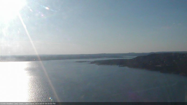 Lake Travis webcam, September 5, 2019 5:10 PM CT