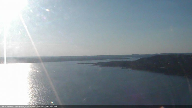 Lake Travis webcam, September 5, 2019 5:15 PM CT