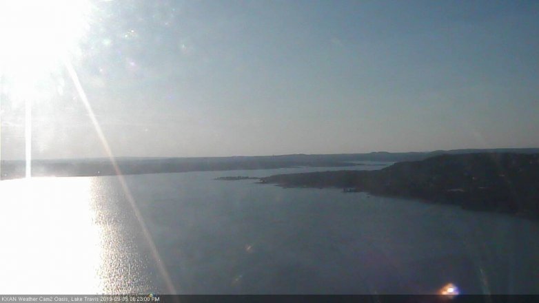 Lake Travis webcam, September 5, 2019 5:25 PM CT