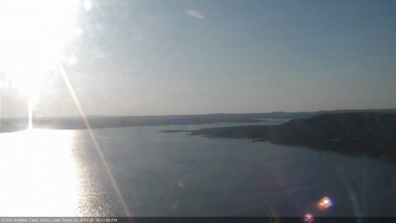 Lake Travis webcam, September 5, 2019 5:35 PM CT