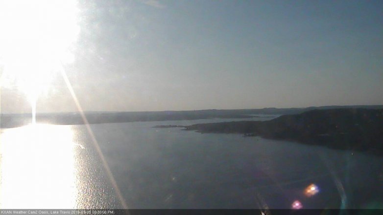 Lake Travis webcam, September 5, 2019 5:40 PM CT
