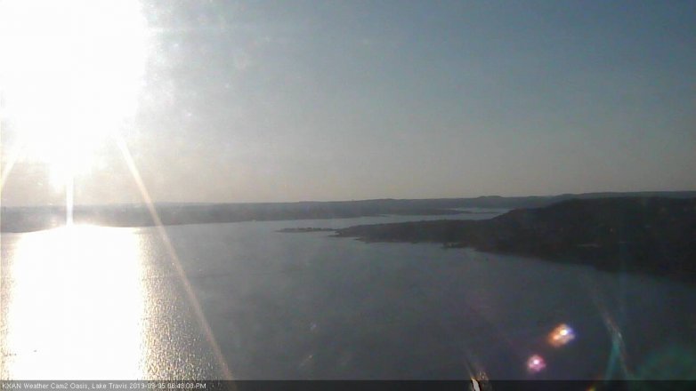 Lake Travis webcam, September 5, 2019 5:45 PM CT