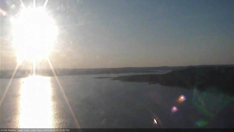 Lake Travis webcam, September 5, 2019 6:05 PM CT