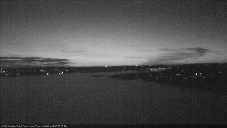 Lake Travis webcam, September 5, 2019 7:35 PM CT