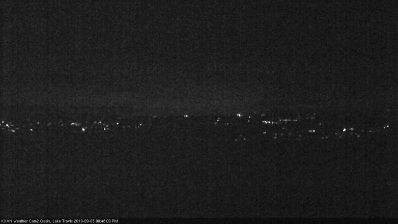 Lake Travis webcam, September 5, 2019 7:50 PM CT