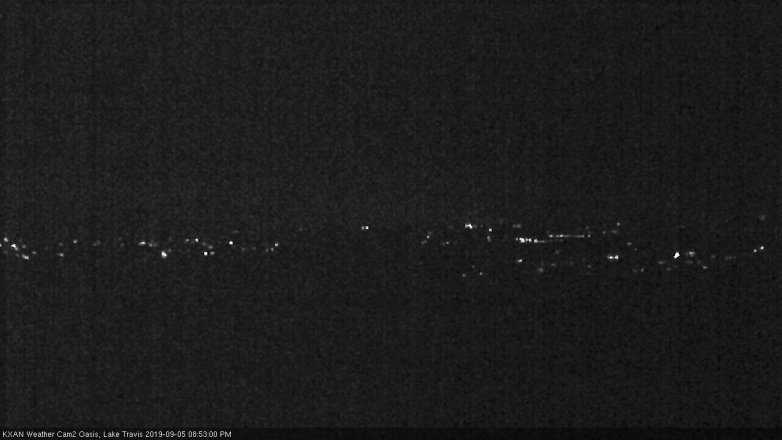Lake Travis webcam, September 5, 2019 7:55 PM CT