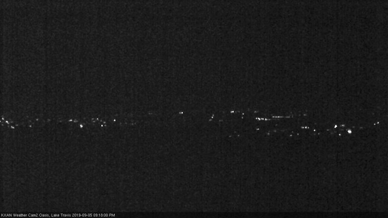 Lake Travis webcam, September 5, 2019 8:20 PM CT