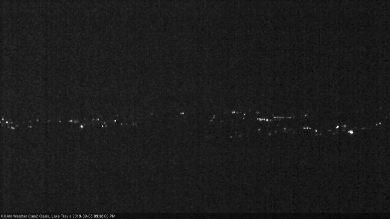 Lake Travis webcam, September 5, 2019 8:40 PM CT