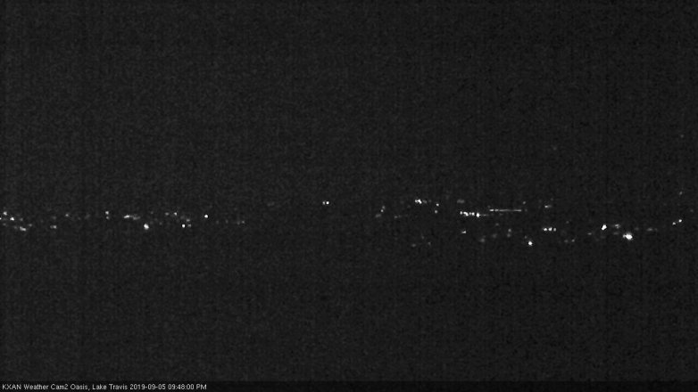 Lake Travis webcam, September 5, 2019 8:50 PM CT