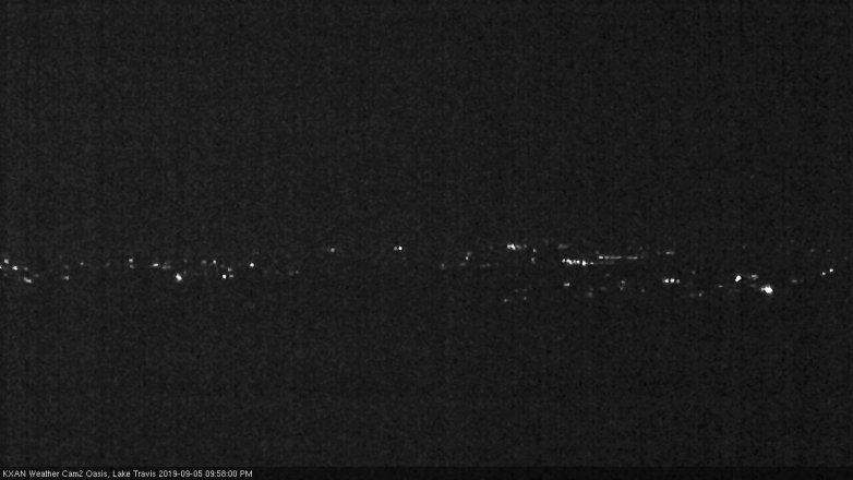 Lake Travis webcam, September 5, 2019 9:00 PM CT