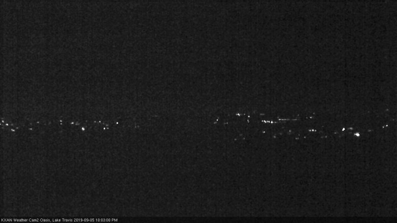 Lake Travis webcam, September 5, 2019 9:05 PM CT