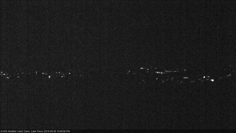 Lake Travis webcam, September 5, 2019 9:10 PM CT