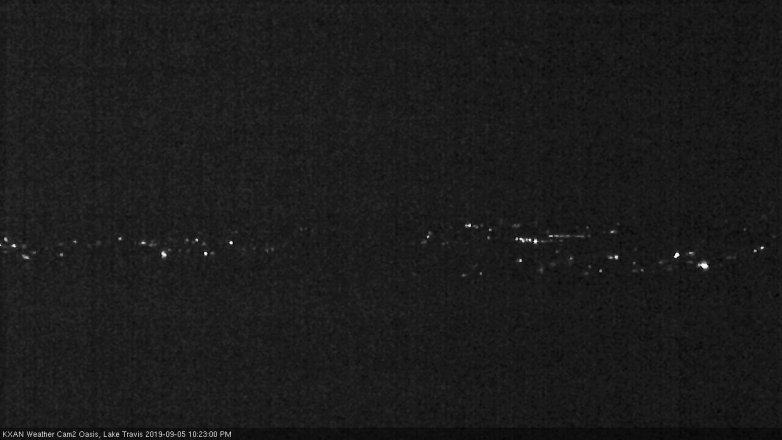 Lake Travis webcam, September 5, 2019 9:25 PM CT