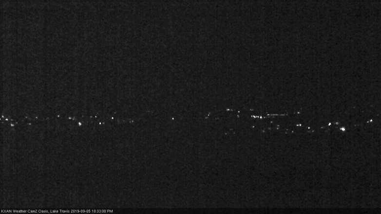 Lake Travis webcam, September 5, 2019 9:35 PM CT