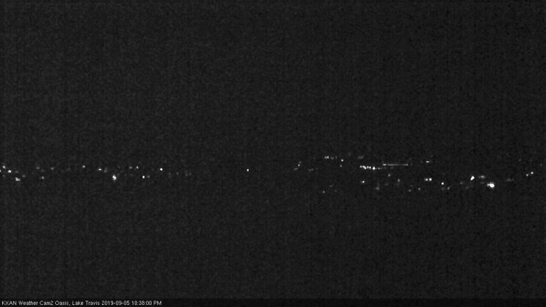 Lake Travis webcam, September 5, 2019 9:40 PM CT