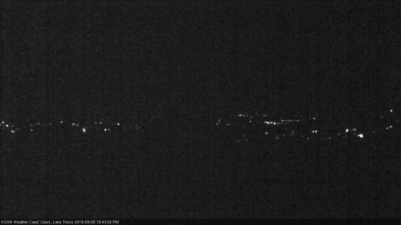Lake Travis webcam, September 5, 2019 9:45 PM CT