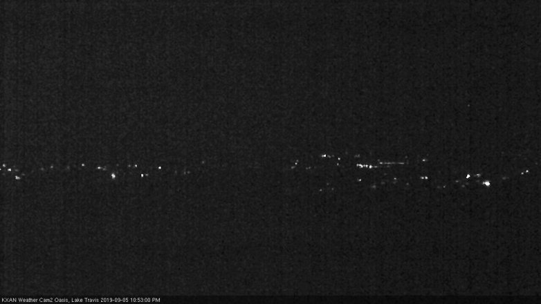 Lake Travis webcam, September 5, 2019 9:55 PM CT