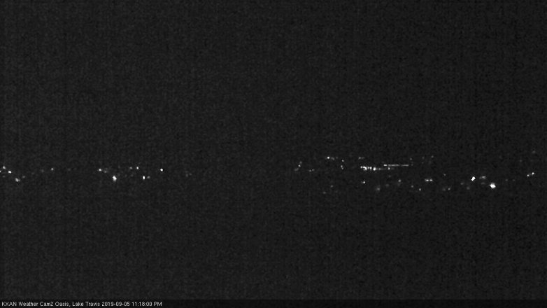 Lake Travis webcam, September 5, 2019 10:20 PM CT