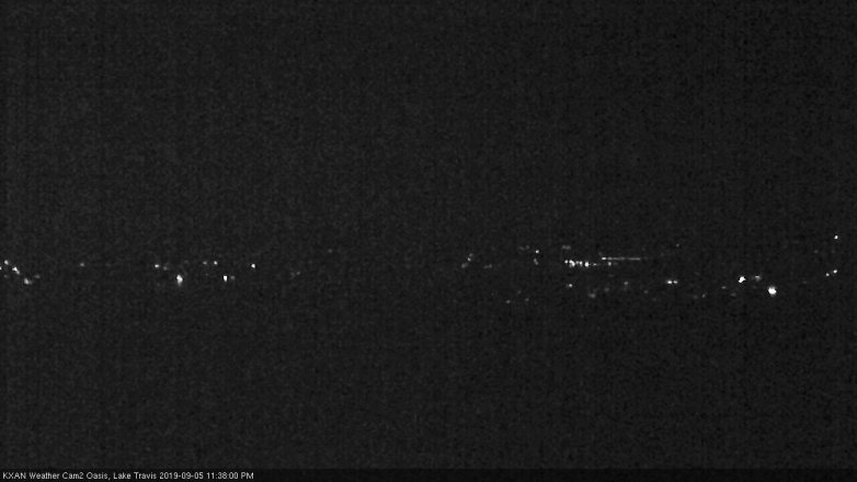 Lake Travis webcam, September 5, 2019 10:40 PM CT
