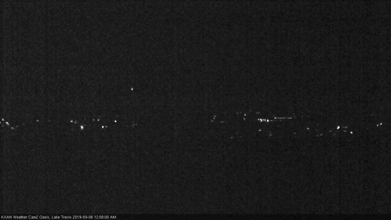 Lake Travis webcam, September 5, 2019 11:10 PM CT