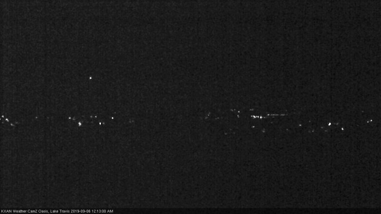 Lake Travis webcam, September 5, 2019 11:15 PM CT