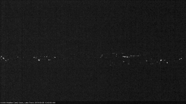 Lake Travis webcam, September 5, 2019 11:45 PM CT