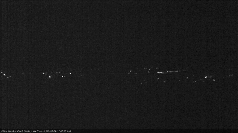 Lake Travis webcam, September 5, 2019 11:50 PM CT