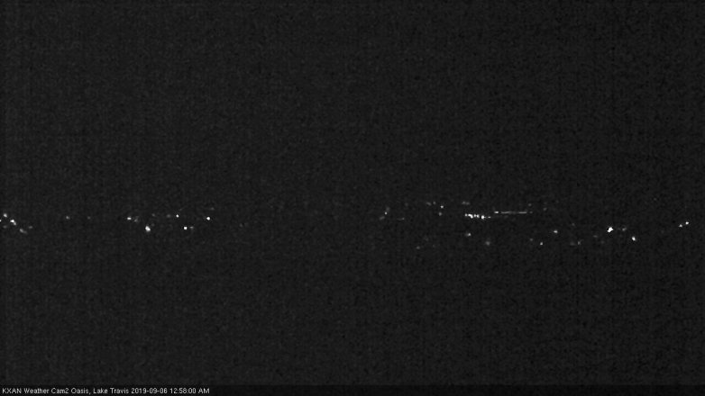 Lake Travis webcam, September 5, 2019 12:00 AM CT