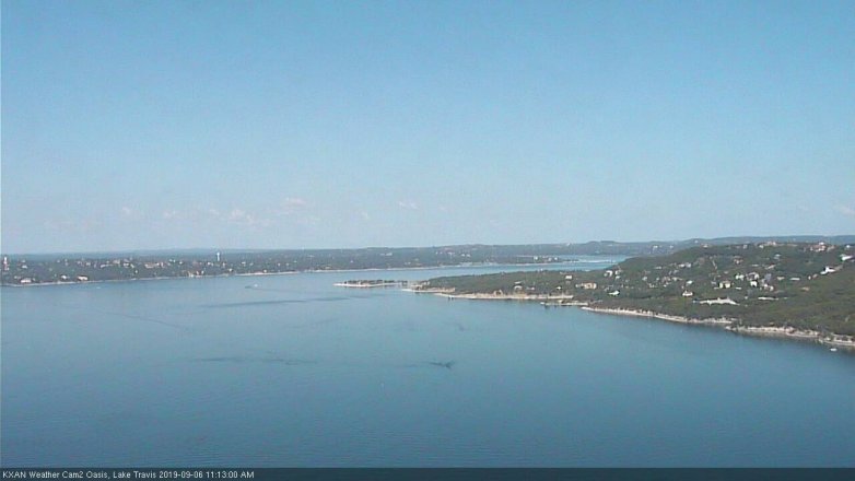 Lake Travis webcam, September 6, 2019 10:15 AM CT