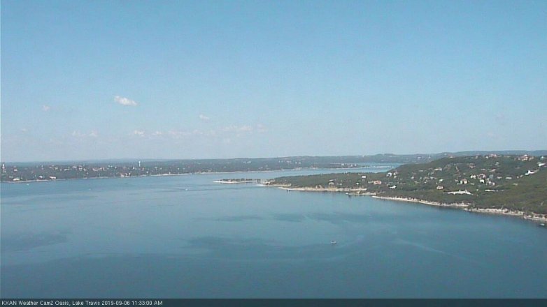 Lake Travis webcam, September 6, 2019 10:35 AM CT