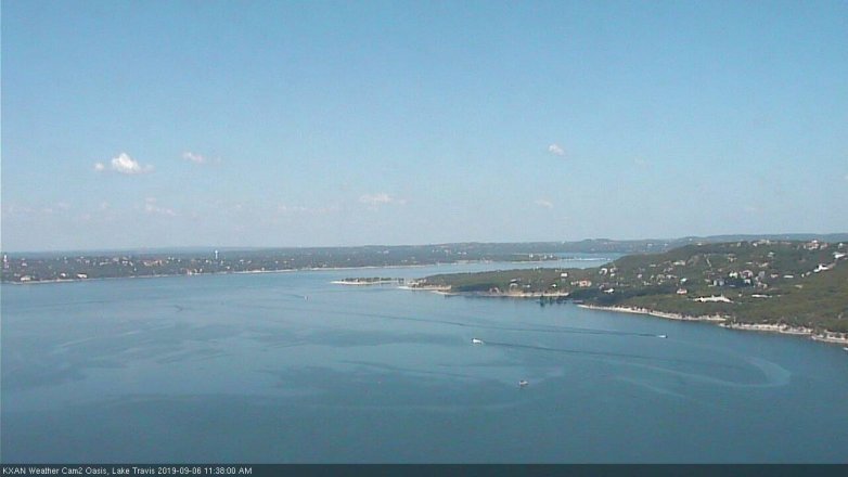 Lake Travis webcam, September 6, 2019 10:40 AM CT